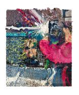 <p>Fabian Marcaccio, <em>Waco</em>, 2011<br>Handgeknüpftes Hanfseil, Kletterseil, Alkydlack, Silikon auf Holz</p> <p>221 × 257,8 × 15 cm </p>