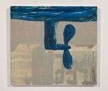 <p>Walter Swennen, <em>Hélice [Helix]</em>, 2009<br>Öl auf Metall, 53,8 × 59,3 × 3 cm<br>Privatsammlung, Zürich</p>