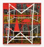 <p>Will Fowler, <em>Snail</em>, 2013<br>Acryl auf Leinwand, 165,1 × 152,4 × 3,8 cm<br>Foto: Frederik Nilsen</p>